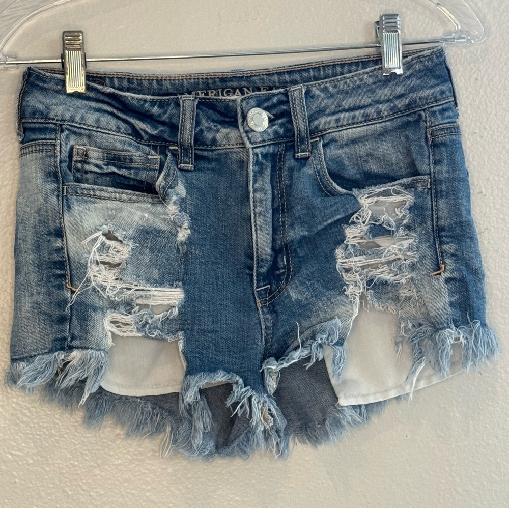 AE hi rise shortie Sz 2